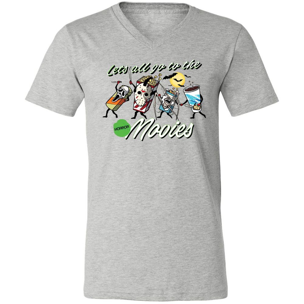 Unisex V-Neck T-Shirt - RH2FG9L4 - Athletic Heather - 7