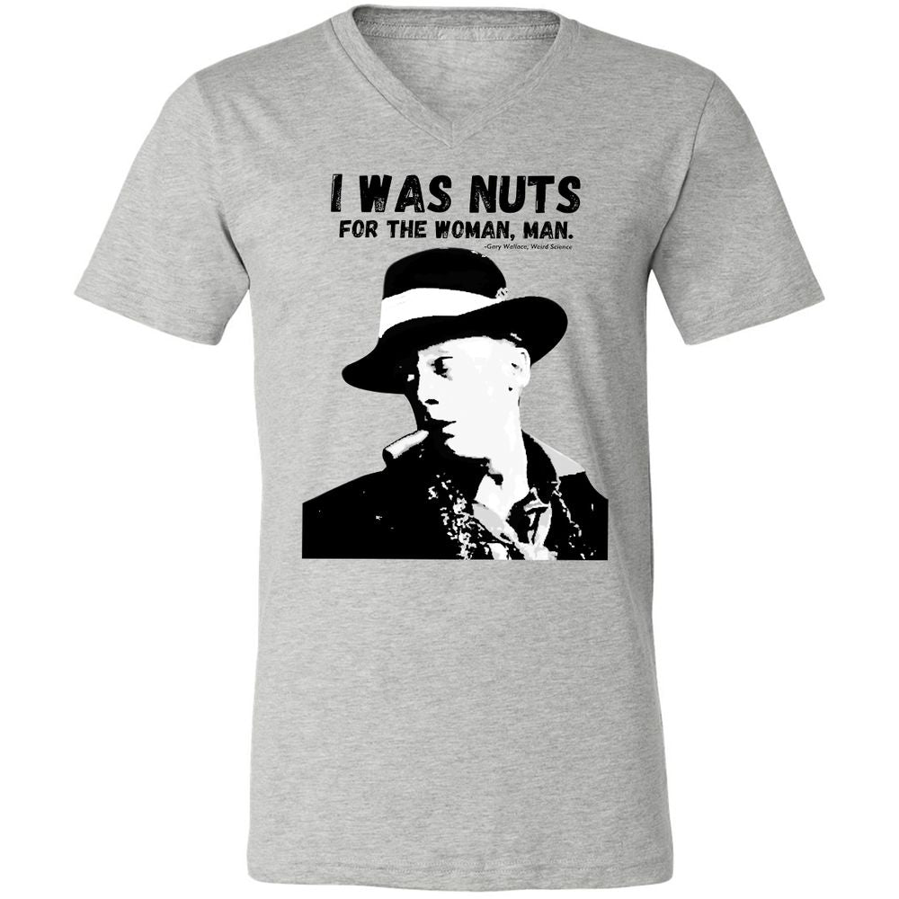 I was nuts for the woman, man - Athletic Heather - 7