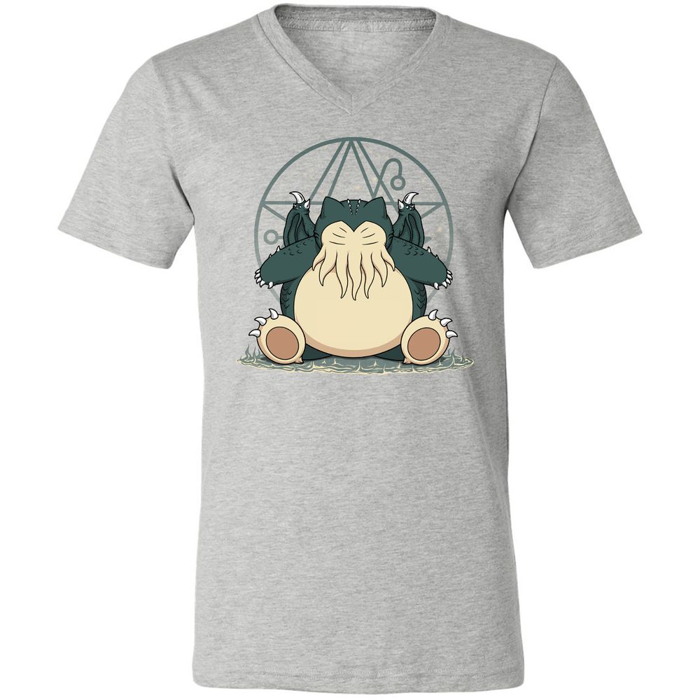 Unisex V-Neck T-Shirt - JVD1WJFV - Athletic Heather - 7