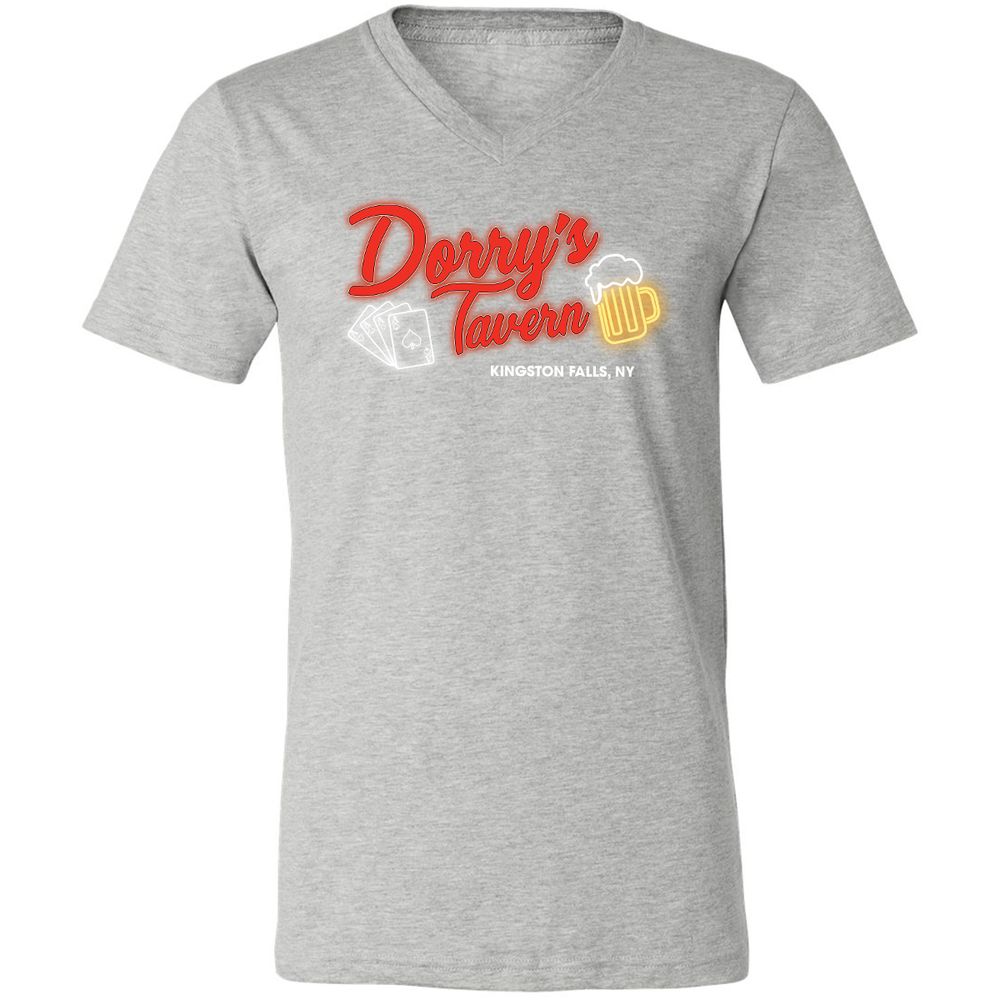 Unisex V-Neck T-Shirt - PC9P1QZC - Athletic Heather - 7