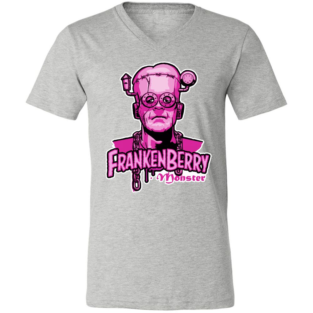 Unisex V-Neck T-Shirt - A2XKBMDN - Athletic Heather - 7