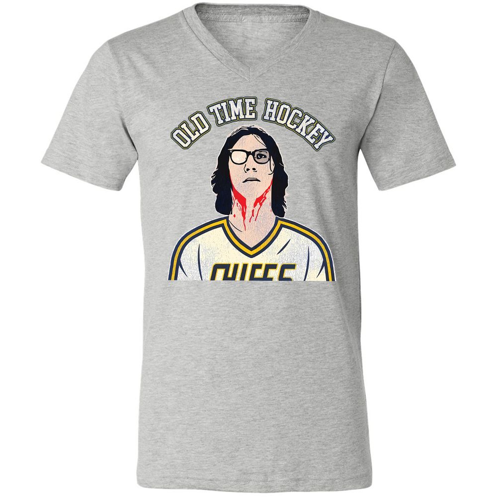 Unisex V-Neck T-Shirt - Y2W9GMUV - Athletic Heather - 7
