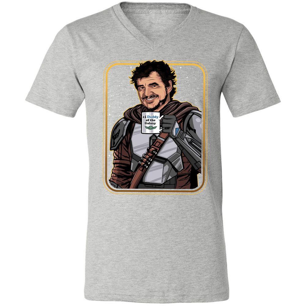 Unisex V-Neck T-Shirt - MGHKXFPU - Athletic Heather - 7