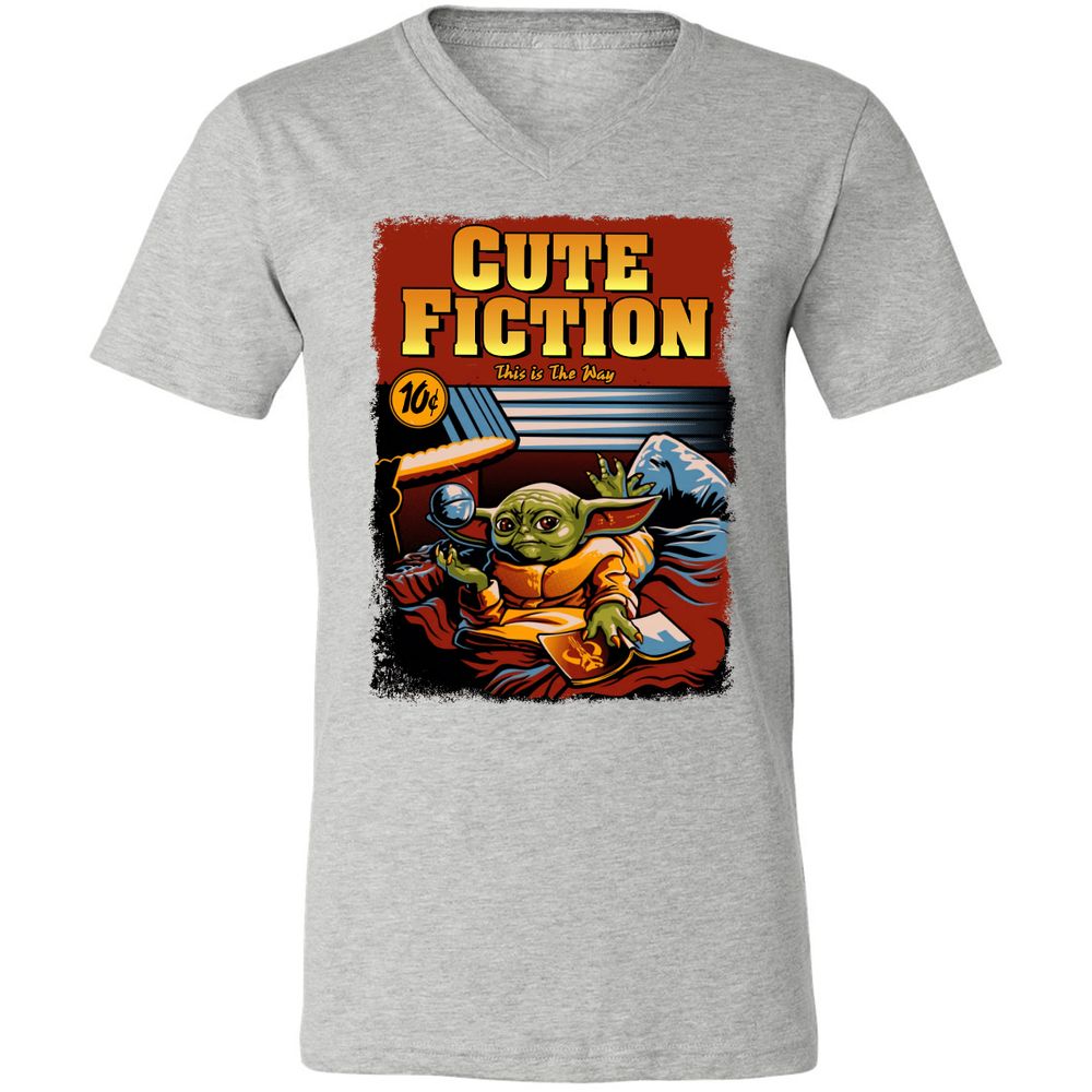 Unisex V-Neck T-Shirt - S9DZZQWZ - Athletic Heather - 7