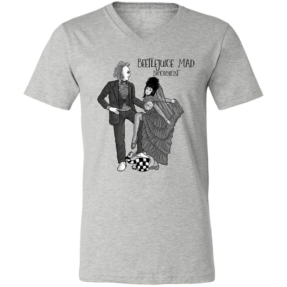 Unisex V-Neck T-Shirt - 2TV4J9AB - Athletic Heather - 7