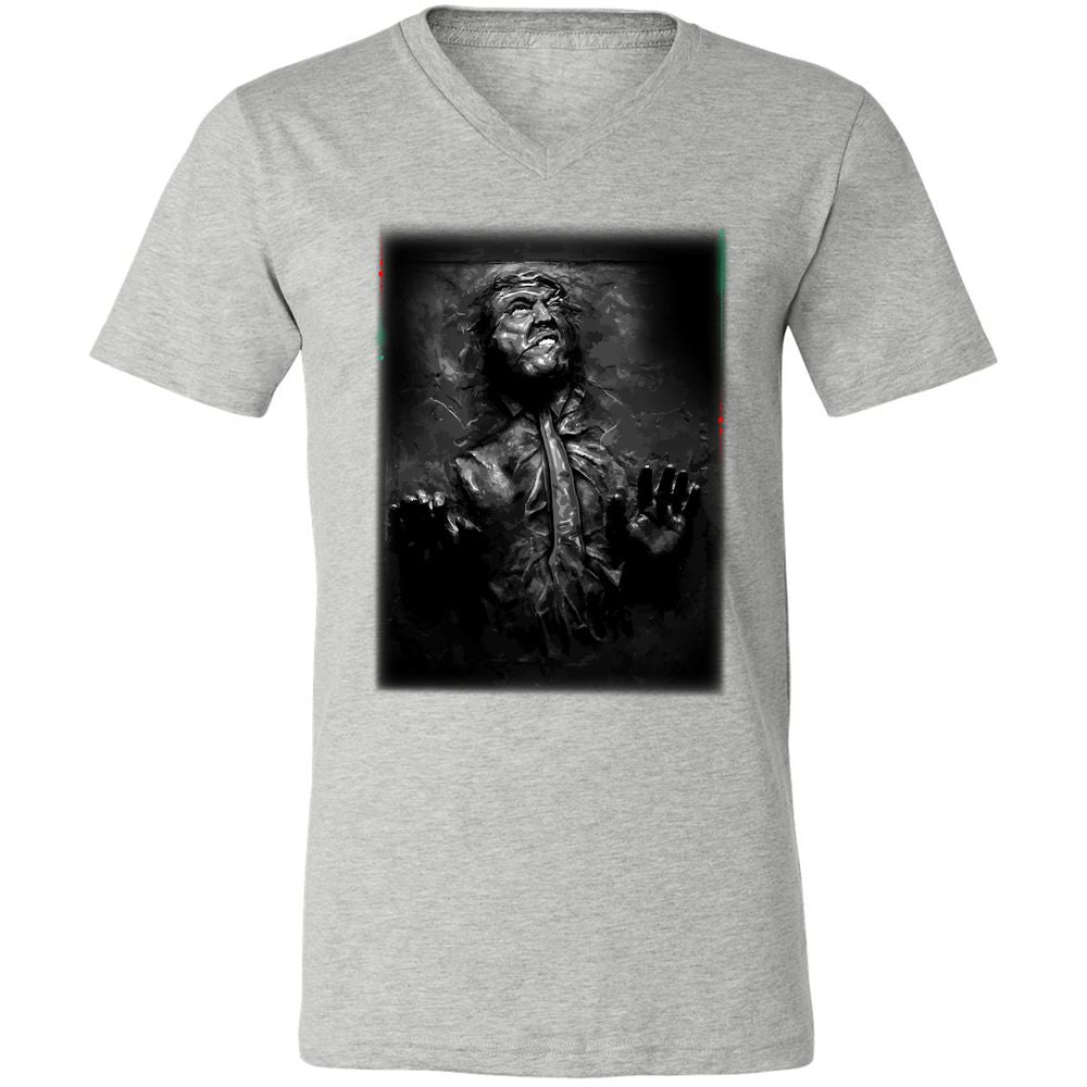 Unisex V-Neck T-Shirt - 2WBVV9WD - Athletic Heather - 7