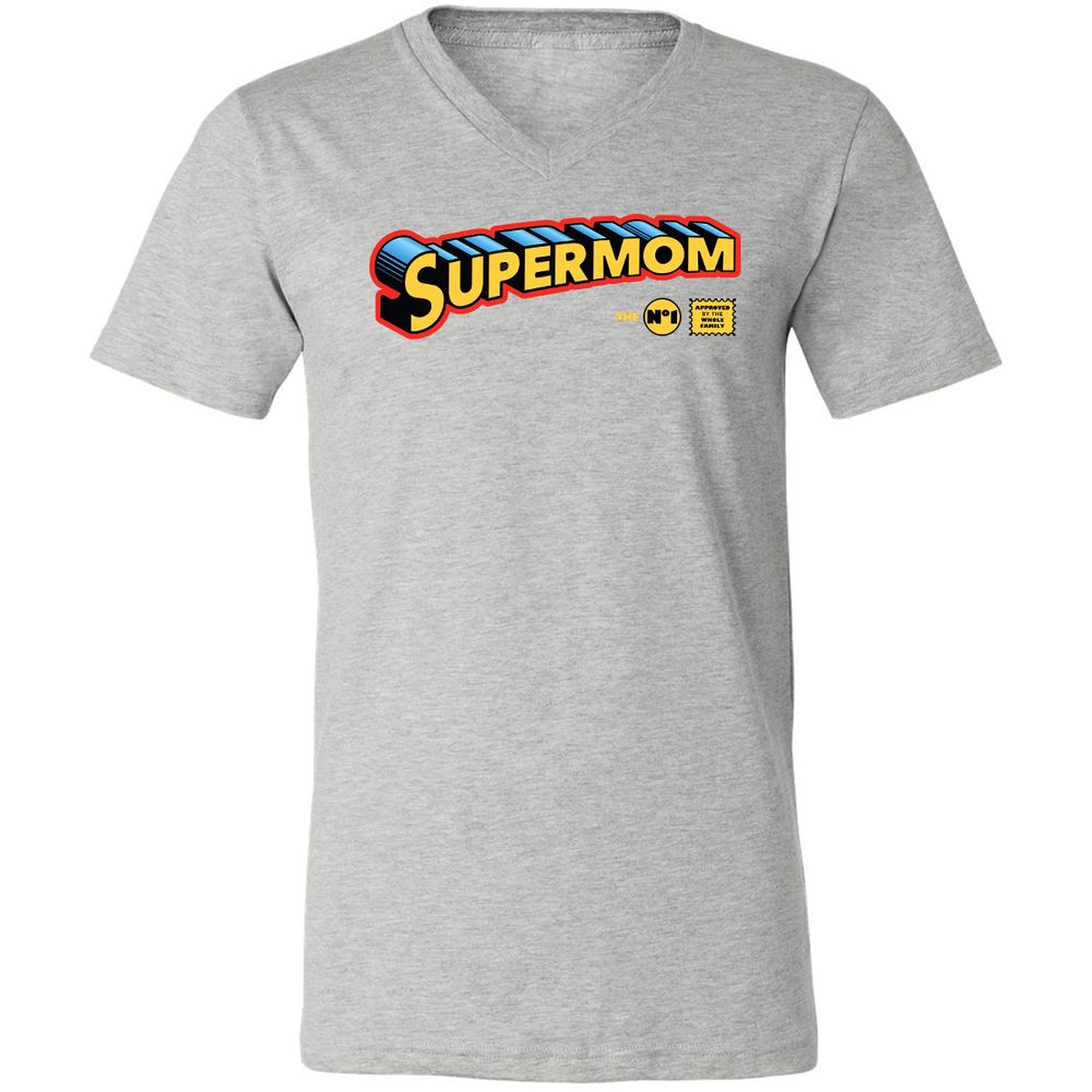 Unisex V-Neck T-Shirt - 2DL8WVKM - Athletic Heather - 7