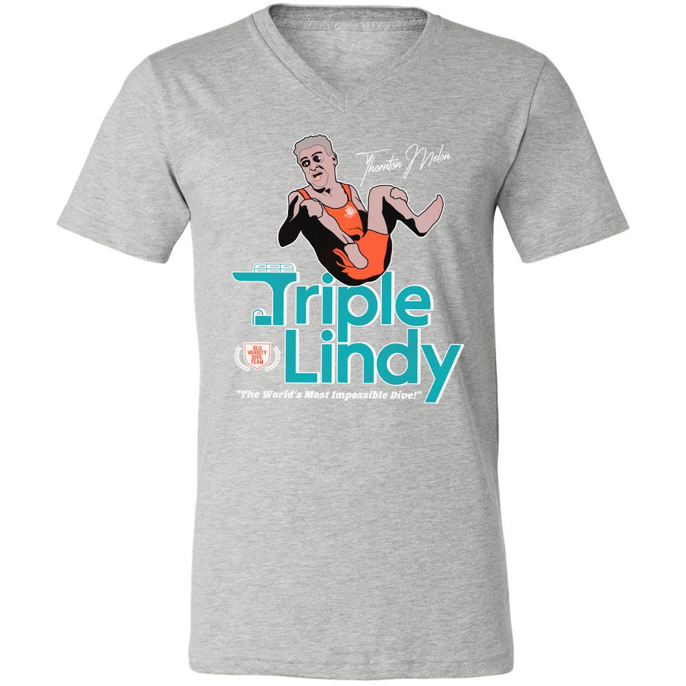 Unisex V-Neck T-Shirt - HA17HG73 - Athletic Heather - 7