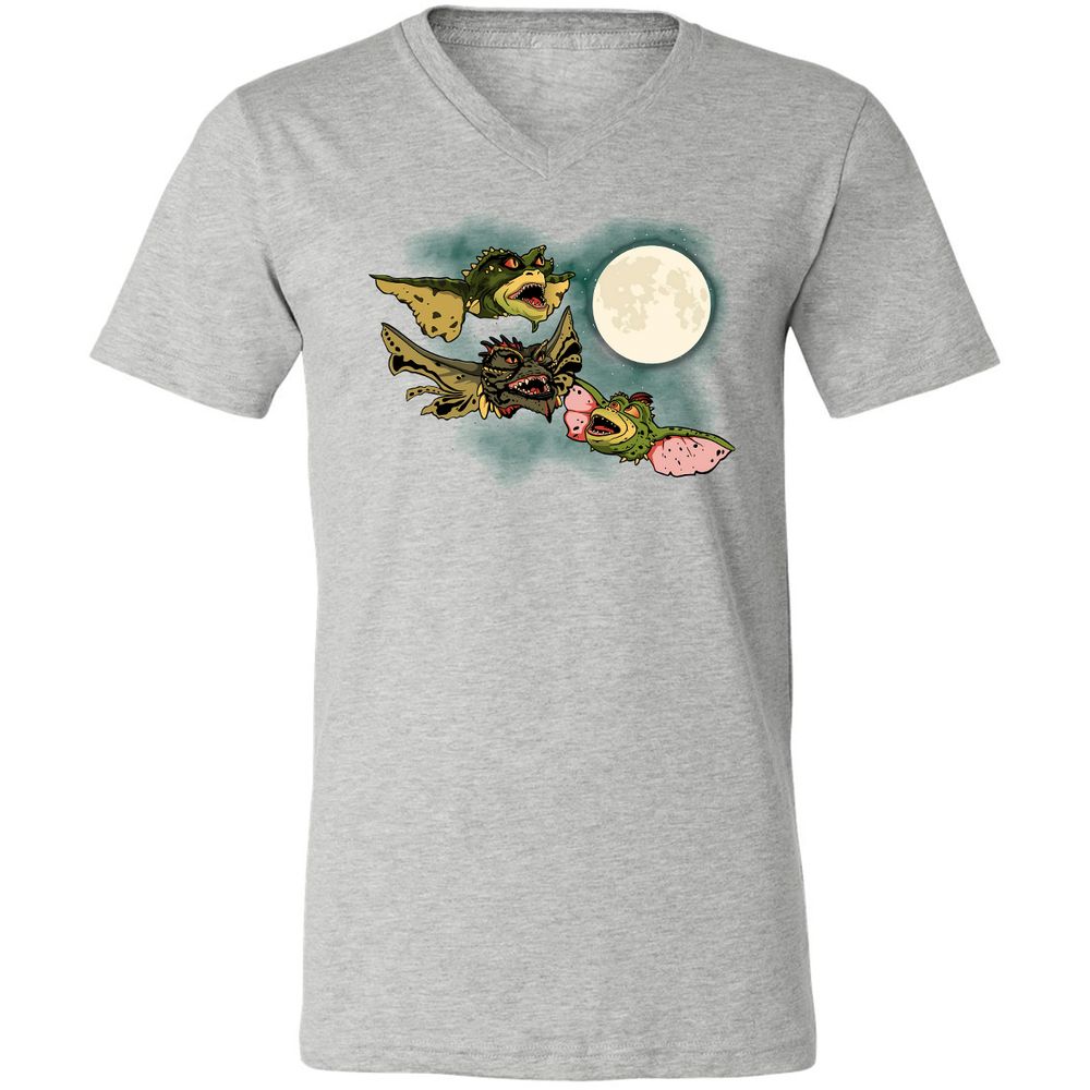 Unisex V-Neck T-Shirt - UTD67MMX - Athletic Heather - 7