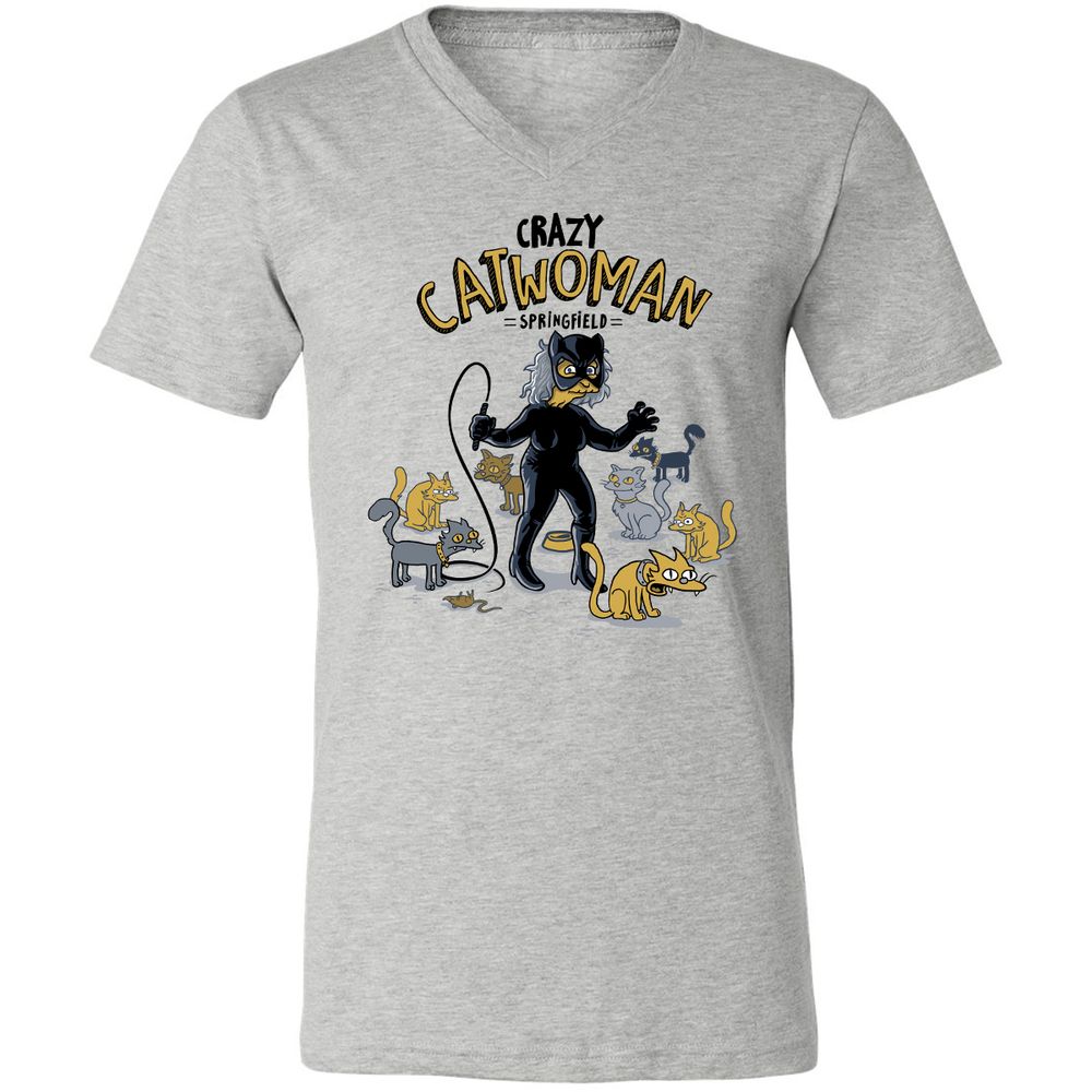 Unisex V-Neck T-Shirt - AHGM4F5Z - Athletic Heather - 7