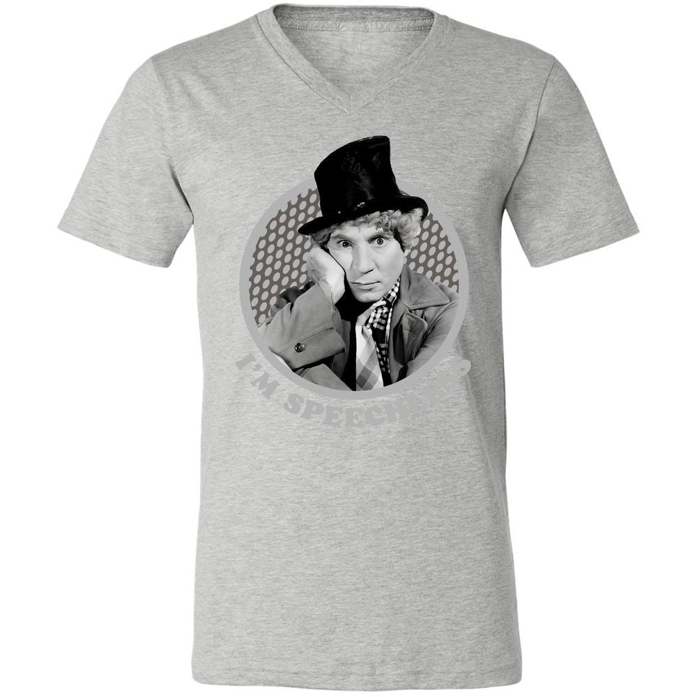 Unisex V-Neck T-Shirt - UAQAQ6A5 - Athletic Heather - 7