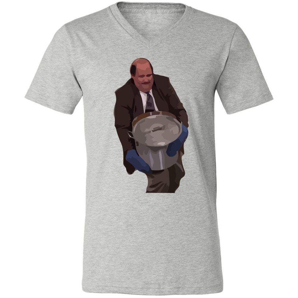 Unisex V-Neck T-Shirt - DMTYG66T - Athletic Heather - 7