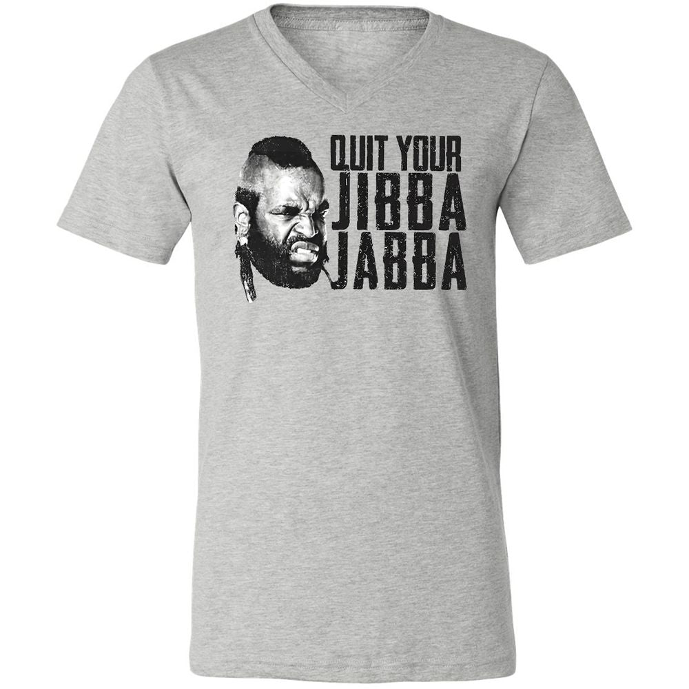 Unisex V-Neck T-Shirt - TLUMHTFQ - Athletic Heather - 7