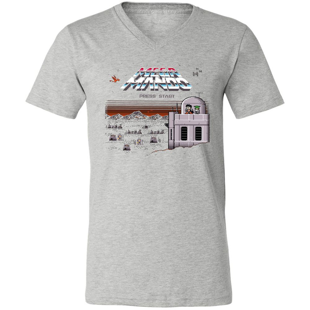 Unisex V-Neck T-Shirt - JPZV85MJ - Athletic Heather - 7