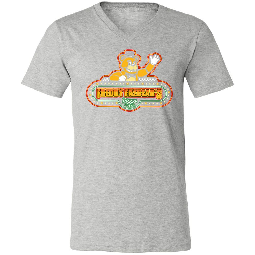 Unisex V-Neck T-Shirt - 1QRD4ADX - Athletic Heather - 7