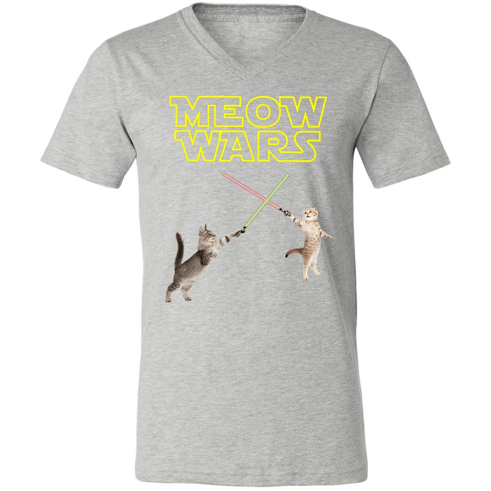 Unisex V-Neck T-Shirt - LFZZ339A - Athletic Heather - 7