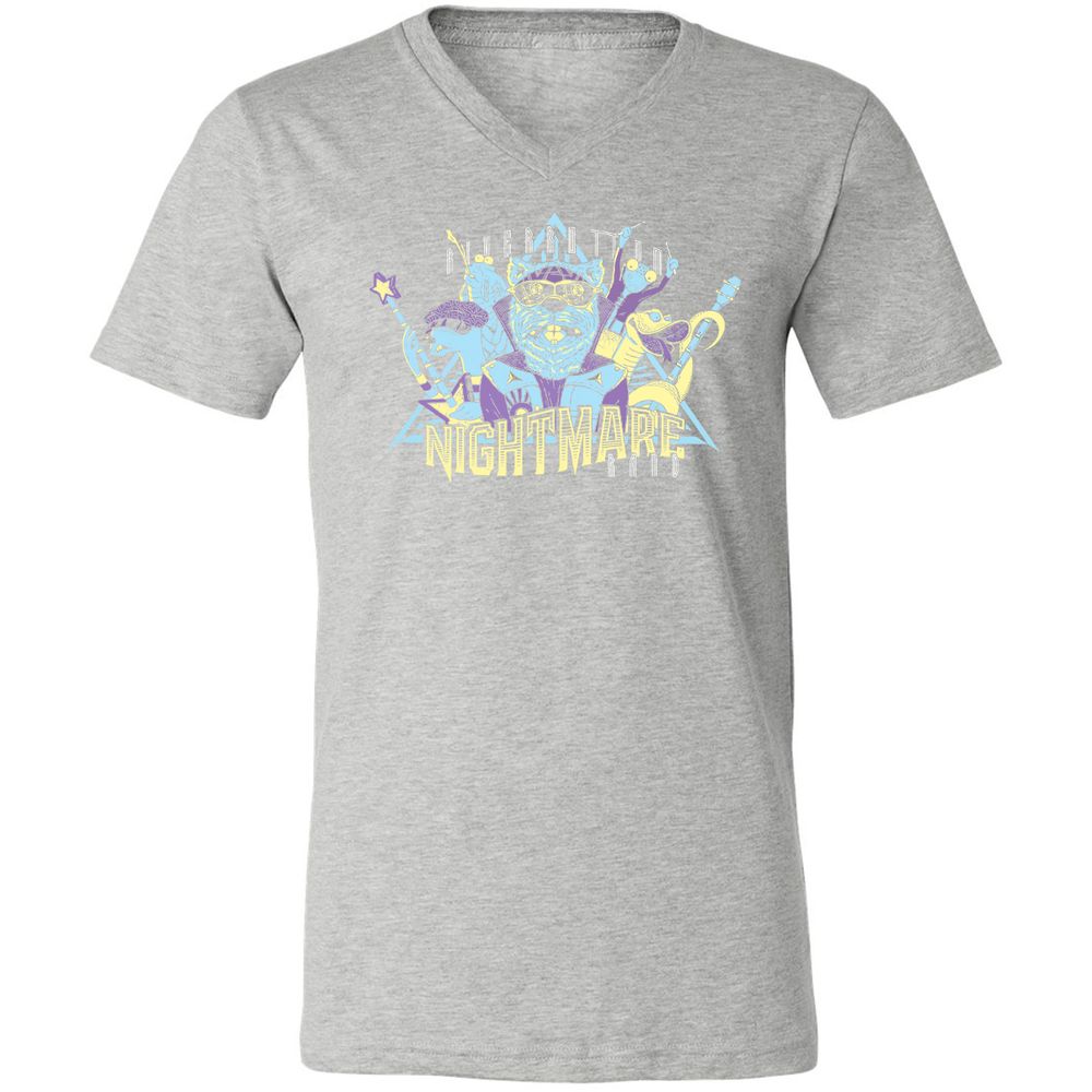 Unisex V-Neck T-Shirt - 3NJR17NU - Athletic Heather - 7