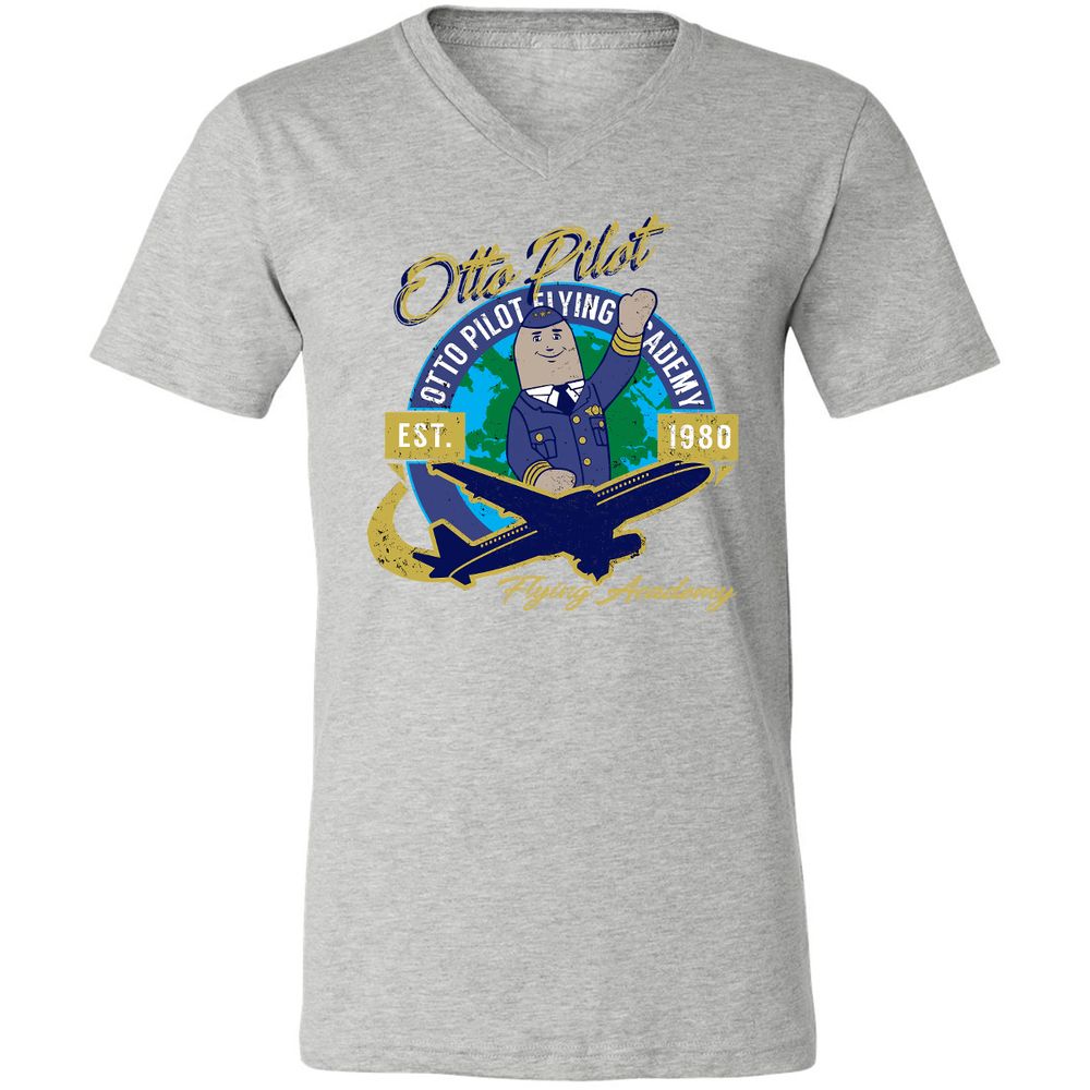 Unisex V-Neck T-Shirt - SV6BBU42 - Athletic Heather - 7