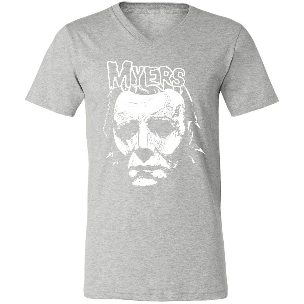 Unisex V-Neck T-Shirt - 5ZD1UXVM - Athletic Heather - 7