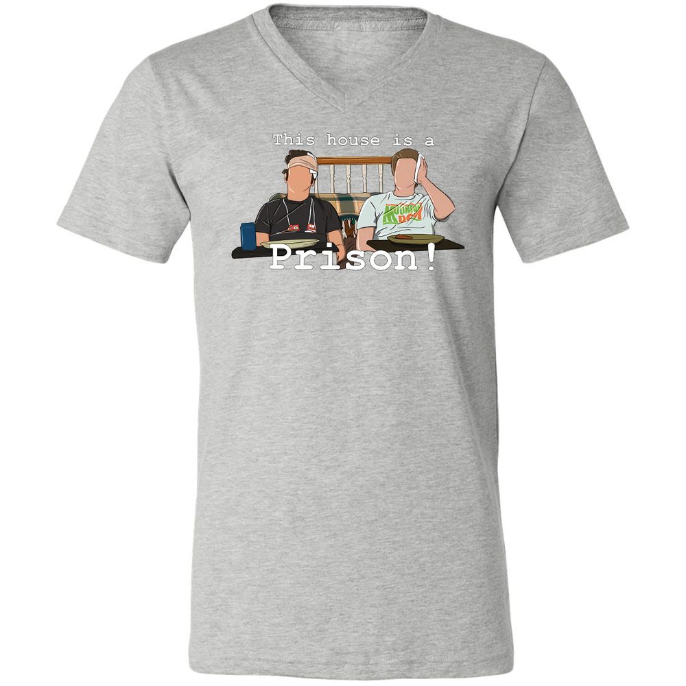 Unisex V-Neck T-Shirt - 2W476TUU - Athletic Heather - 7