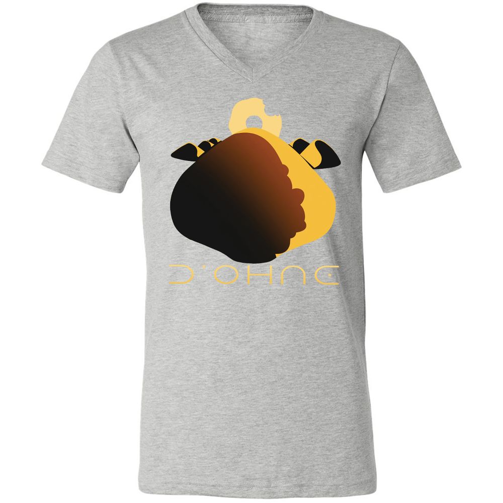 Unisex V-Neck T-Shirt - KZFSRB7W - Athletic Heather - 7