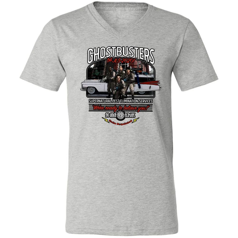 Unisex V-Neck T-Shirt - GZRNK688 - Athletic Heather - 7