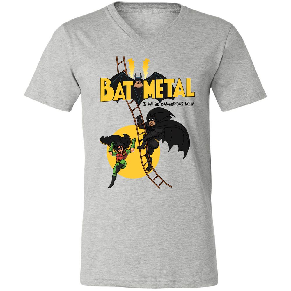 Unisex V-Neck T-Shirt - A15HXCUQ - Athletic Heather - 7