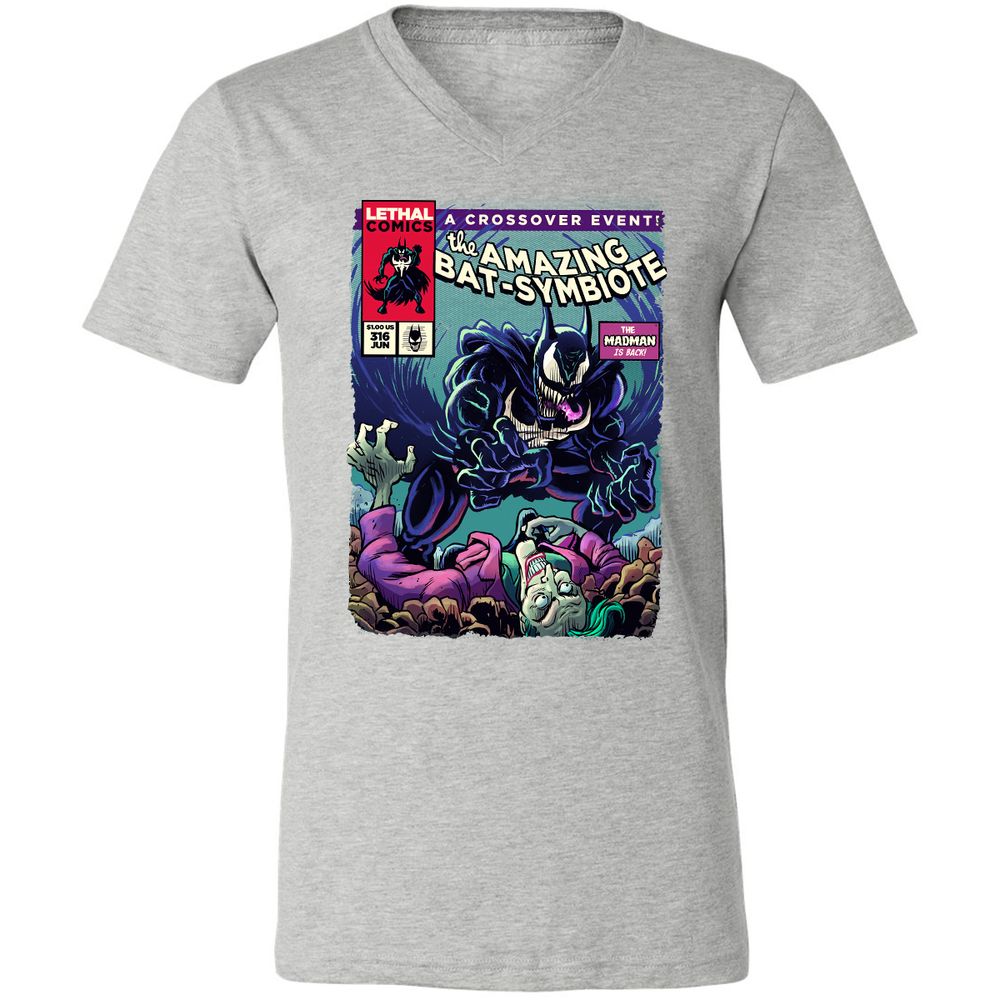 Unisex V-Neck T-Shirt - L9UWQ1BH - Athletic Heather - 7