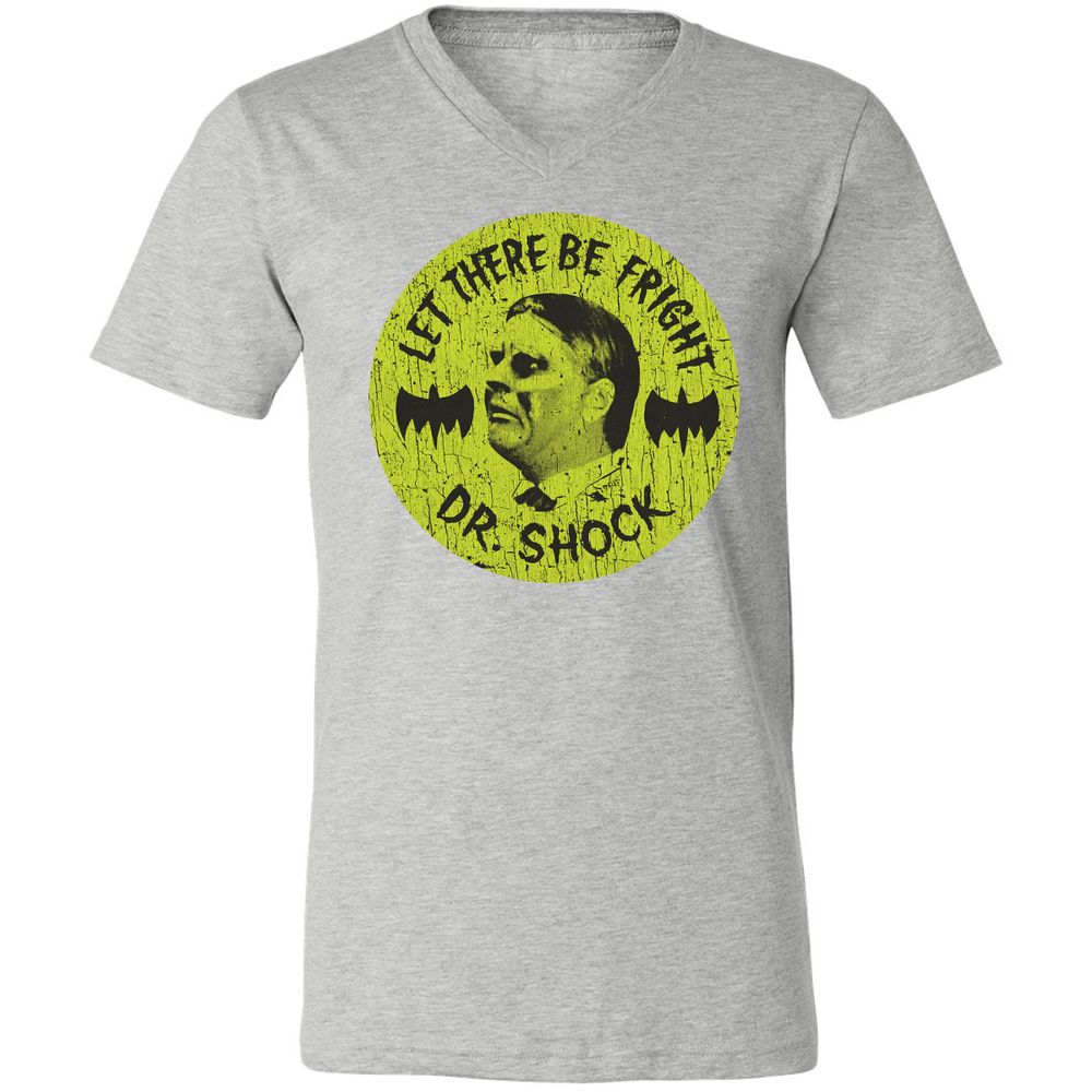Unisex V-Neck T-Shirt - 4Z2C5GS3 - Athletic Heather - 7