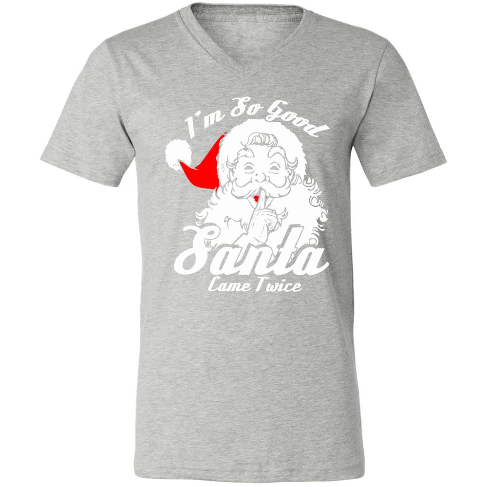 Unisex V-Neck T-Shirt - FV1PBM8E - Athletic Heather - 7