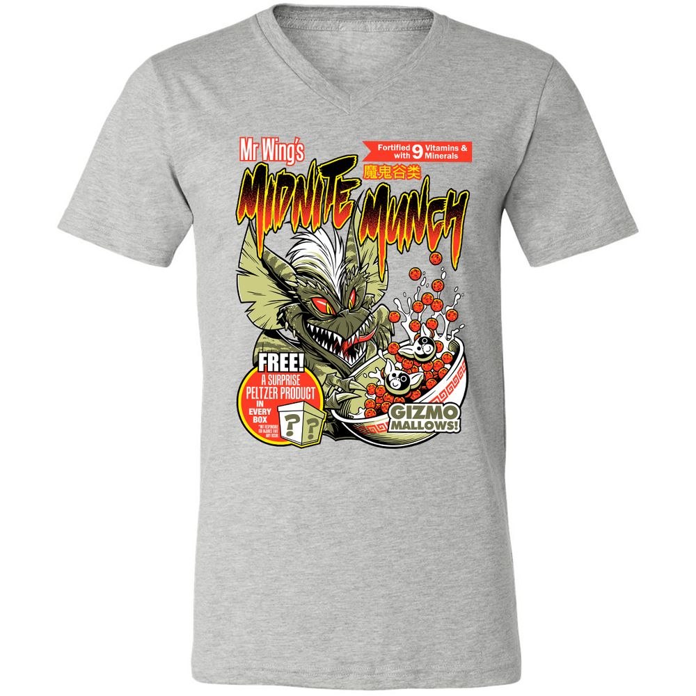 Unisex V-Neck T-Shirt - 8HDSG3DU - Athletic Heather - 7