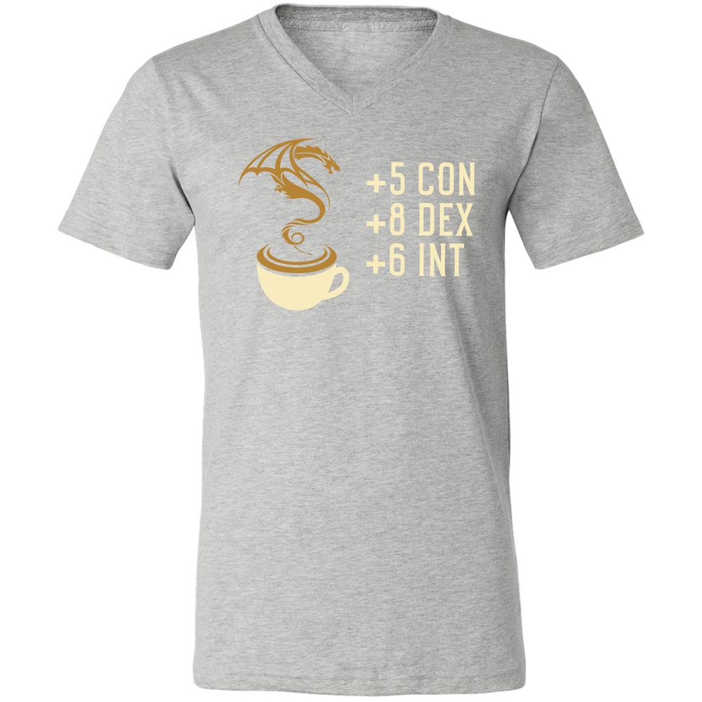 Unisex V-Neck T-Shirt - WR7UDQQS - Athletic Heather - 7