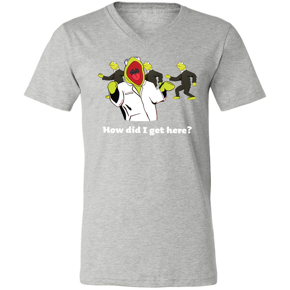 Unisex V-Neck T-Shirt - 169PMXVA - Athletic Heather - 7