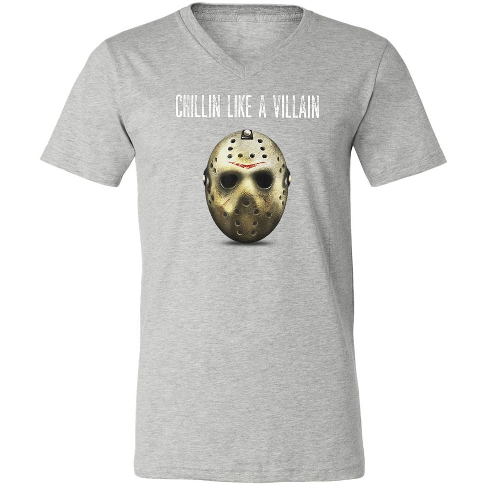 Unisex V-Neck T-Shirt - VBCRPYH1 - Athletic Heather - 7