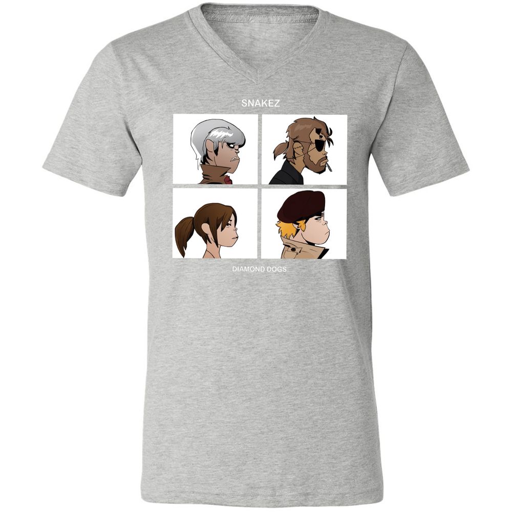 Unisex V-Neck T-Shirt - WNNAP6TC - Athletic Heather - 7