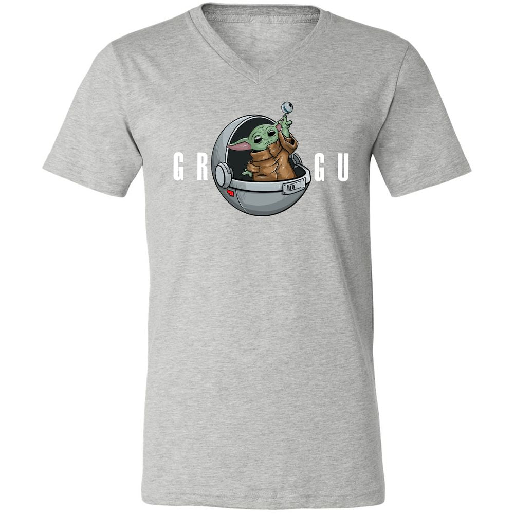 Unisex V-Neck T-Shirt - RQE1MJUL - Athletic Heather - 7