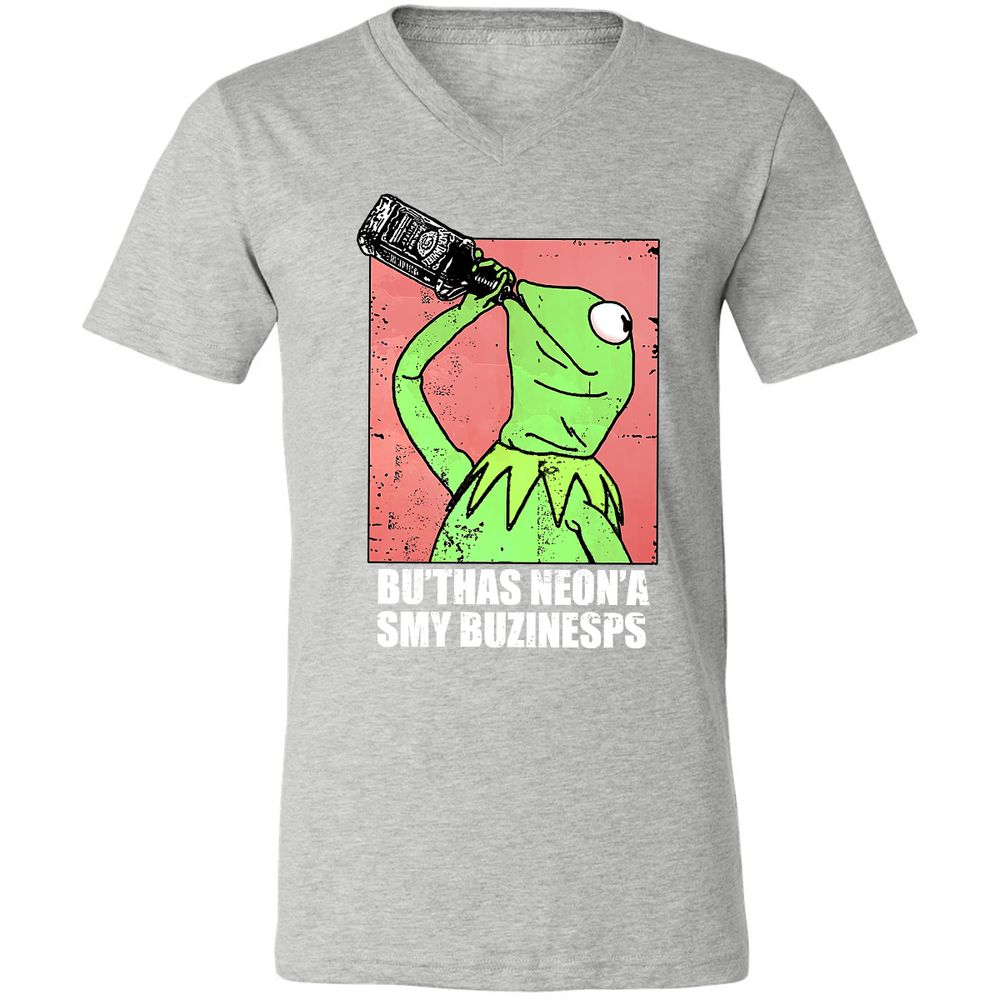 Unisex V-Neck T-Shirt - FFHZYJ9J - Athletic Heather - 7
