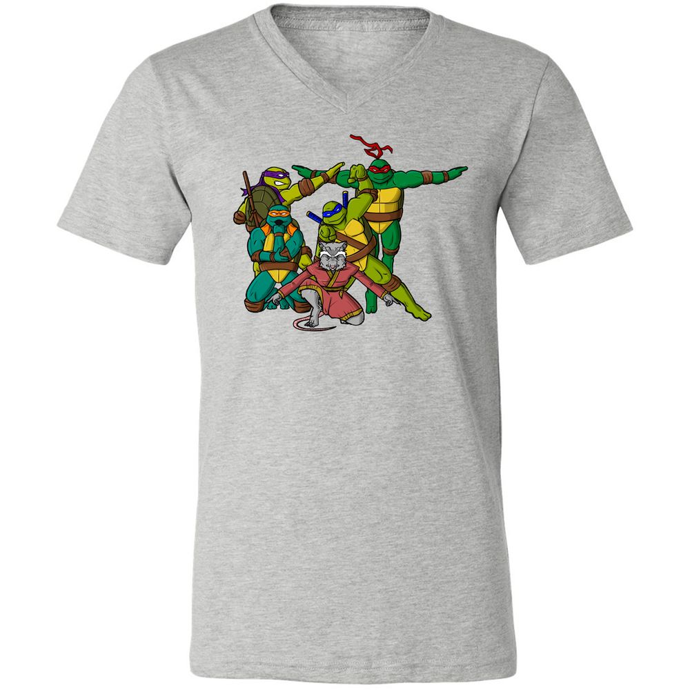 Unisex V-Neck T-Shirt - T26LCHZ8 - Athletic Heather - 7