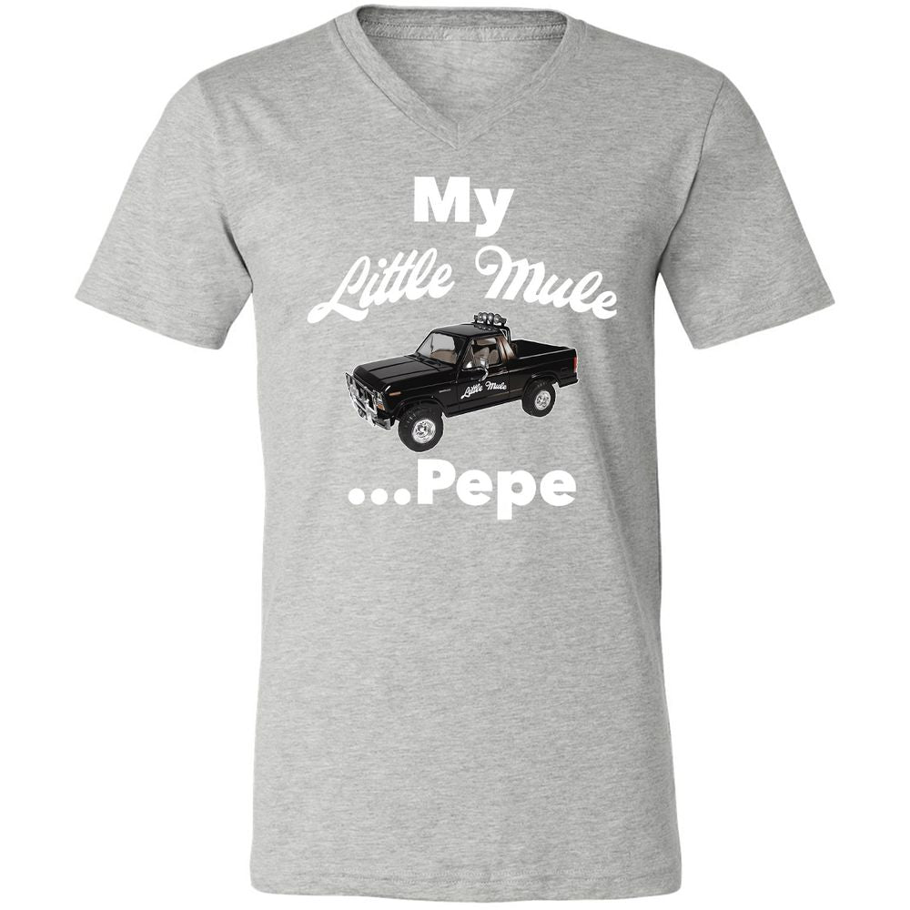Unisex V-Neck T-Shirt - Q659RRPE - Athletic Heather - 7