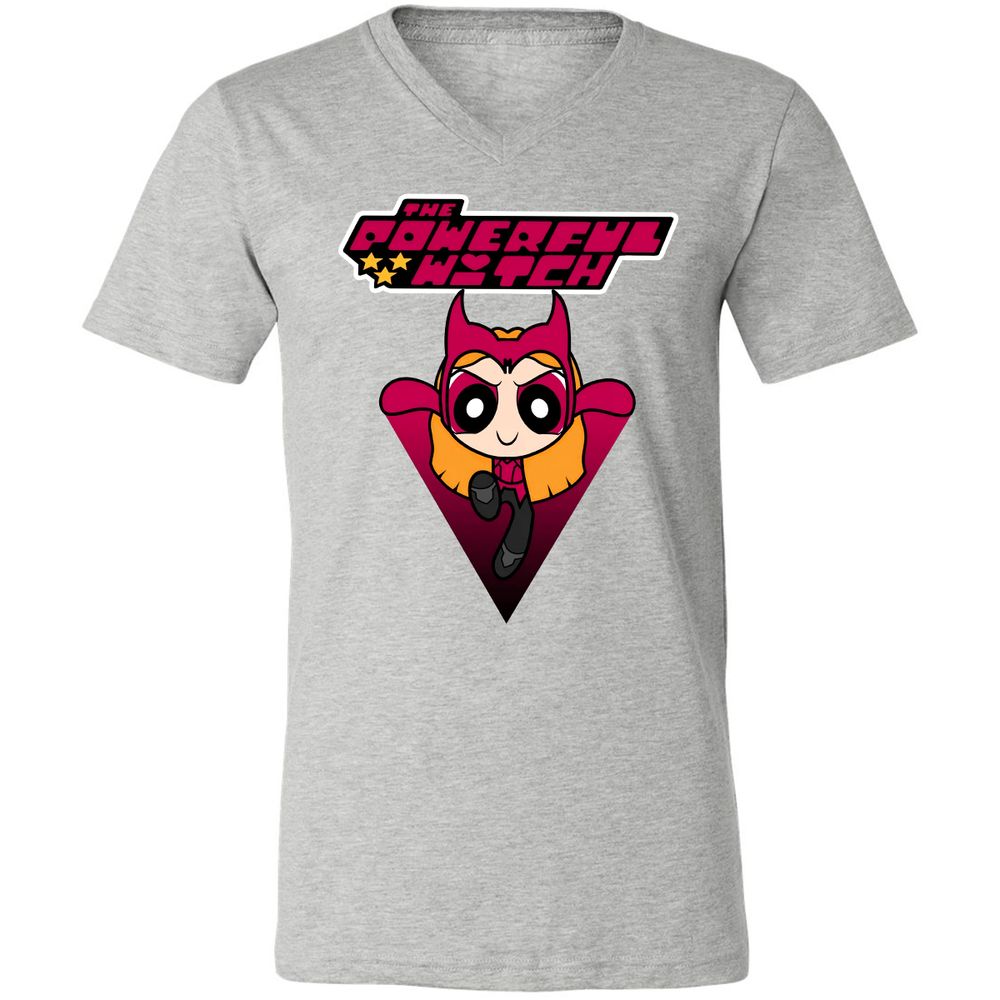 Unisex V-Neck T-Shirt - GK78BMCW - Athletic Heather - 7