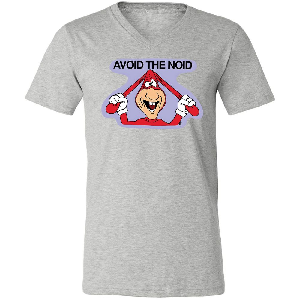Unisex V-Neck T-Shirt - X6ZQWS5R - Athletic Heather - 7