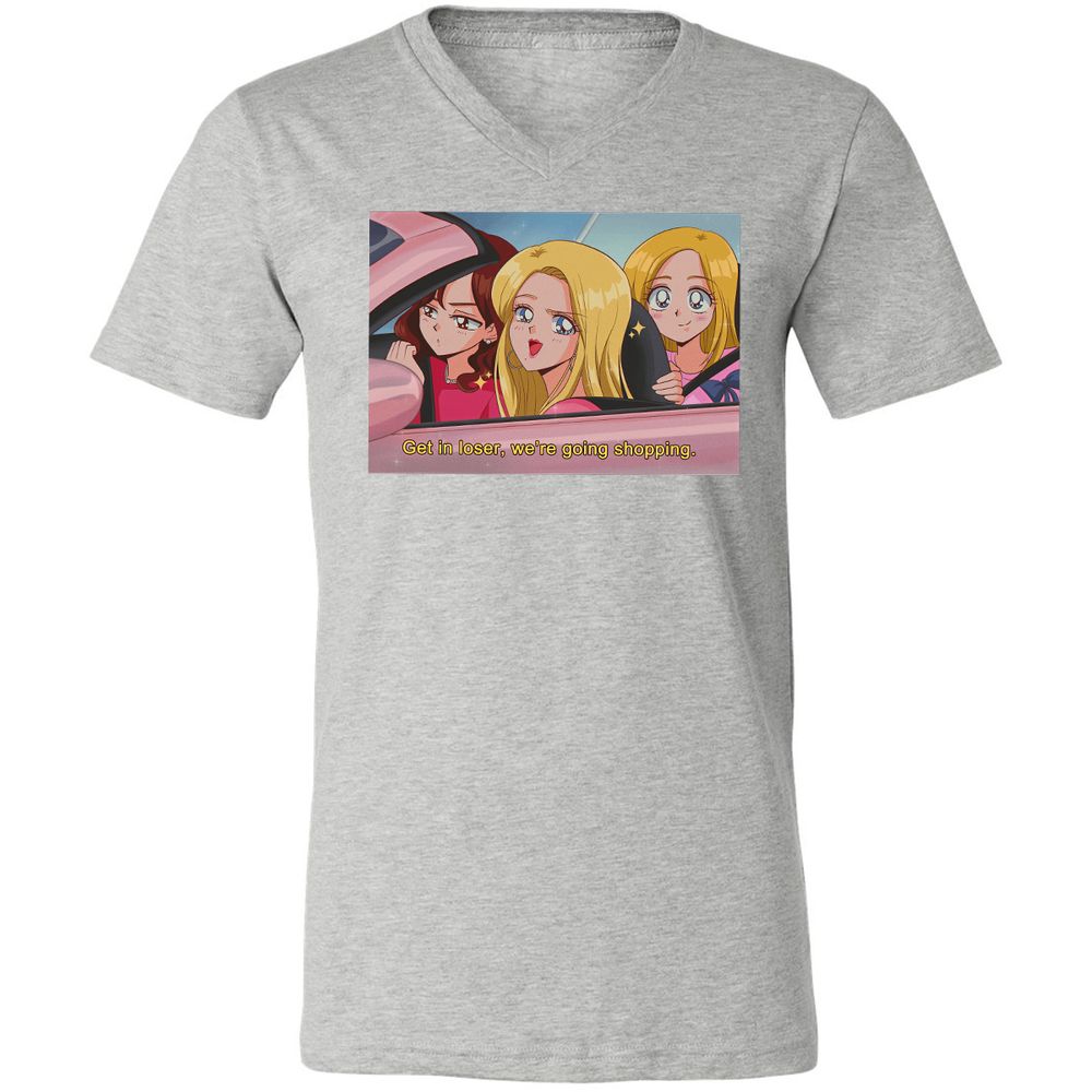 Unisex V-Neck T-Shirt - L9165542 - Athletic Heather - 7