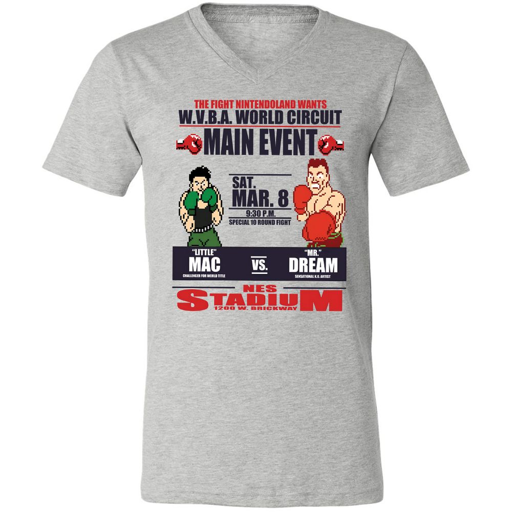 Unisex V-Neck T-Shirt - SZTTFJC5 - Athletic Heather - 7