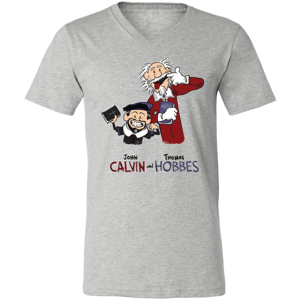 Unisex V-Neck T-Shirt - Y1376KL6 - Athletic Heather - 7