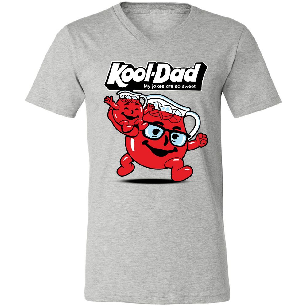 Unisex V-Neck T-Shirt - 8PN64PJ9 - Athletic Heather - 7
