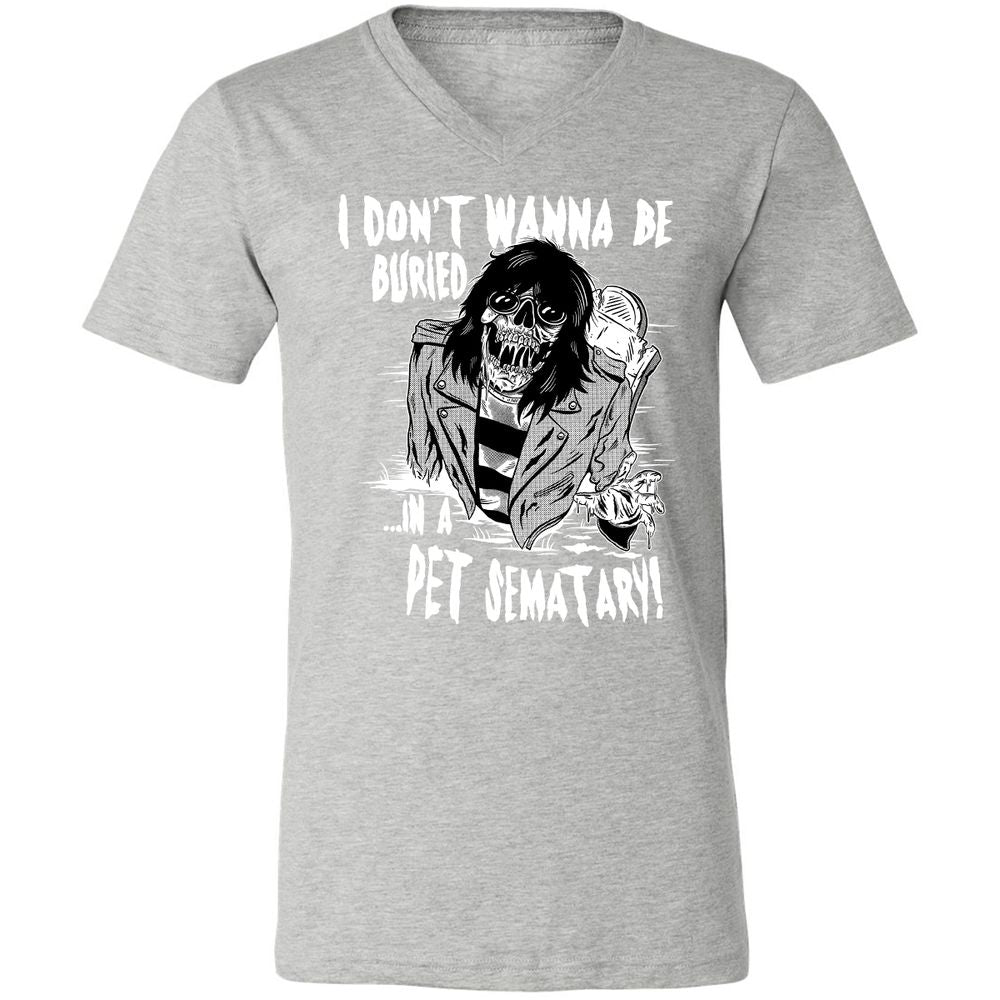 Unisex V-Neck T-Shirt - 52U8K8U5 - Athletic Heather - 7