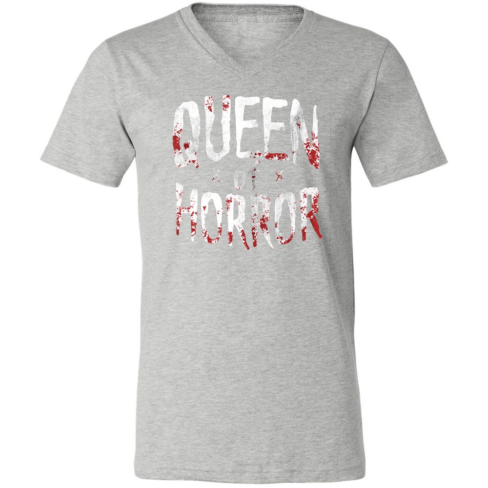 Unisex V-Neck T-Shirt - NFZNU3F8 - Athletic Heather - 7