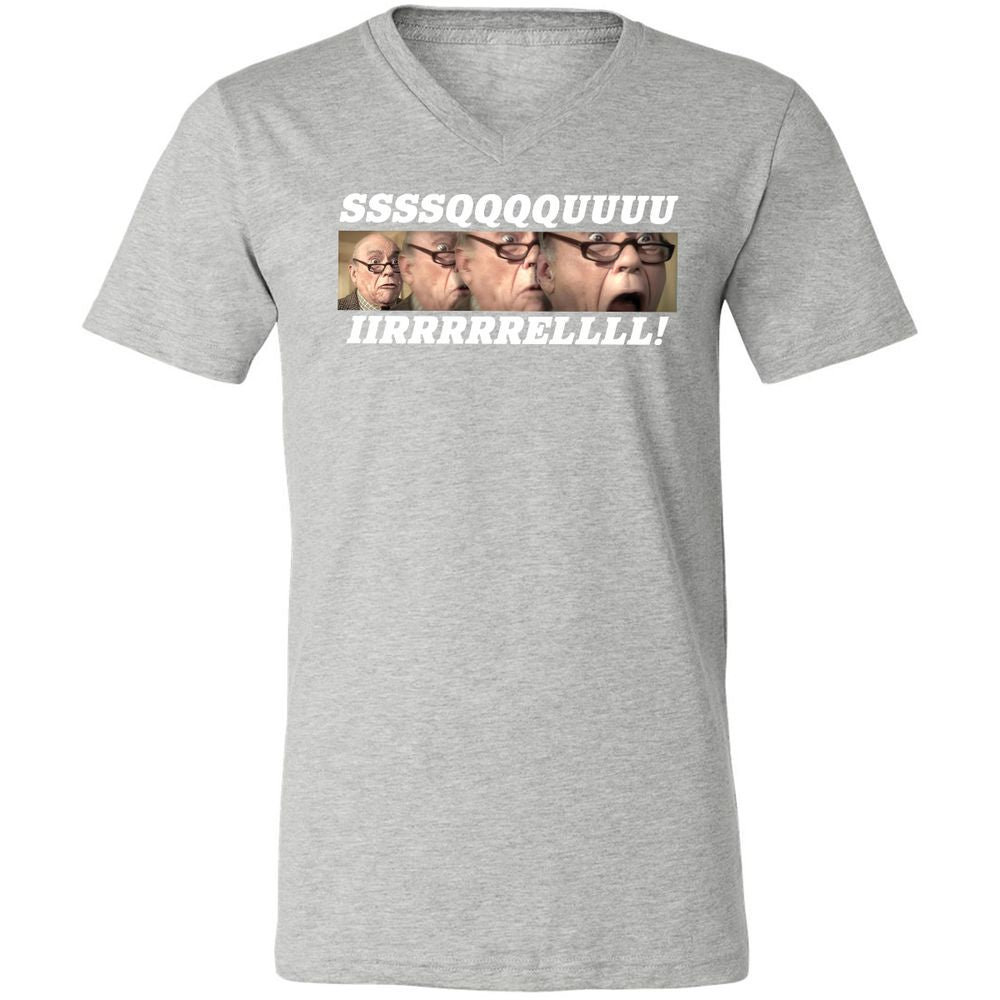 Unisex V-Neck T-Shirt - XFKQ9VVU - Athletic Heather - 7