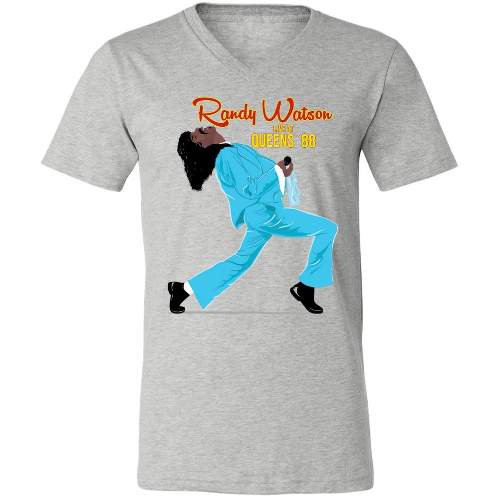 Unisex V-Neck T-Shirt - H32T7AGP - Athletic Heather - 7
