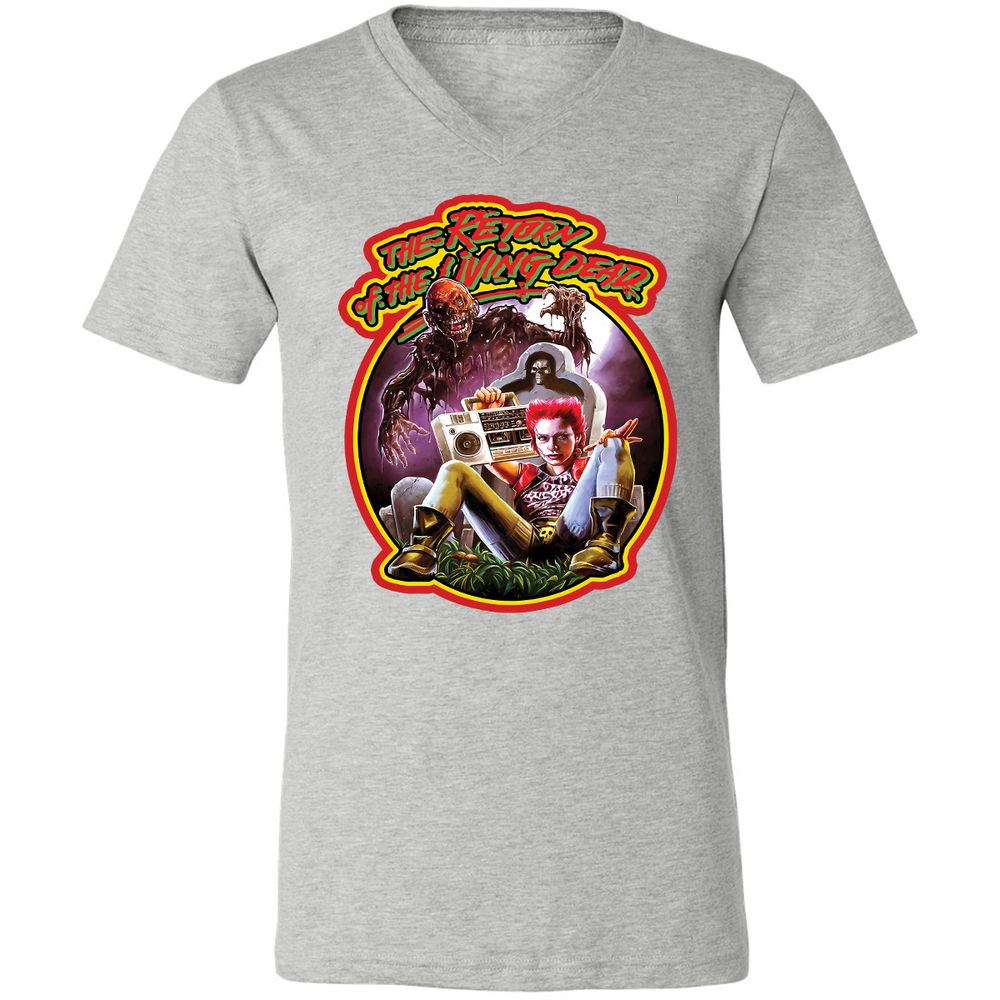 Unisex V-Neck T-Shirt - MDAP8UTN - Athletic Heather - 7